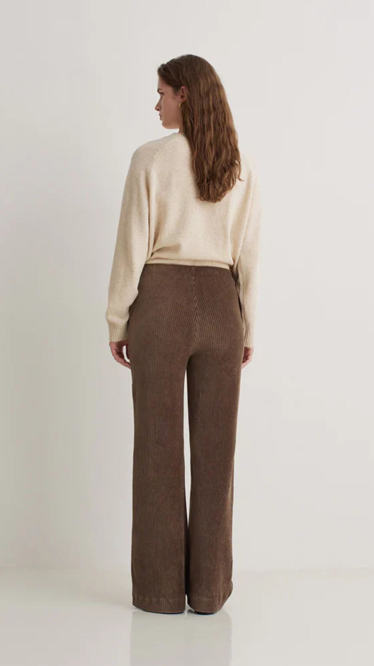 Wide Leg Cord Trousers