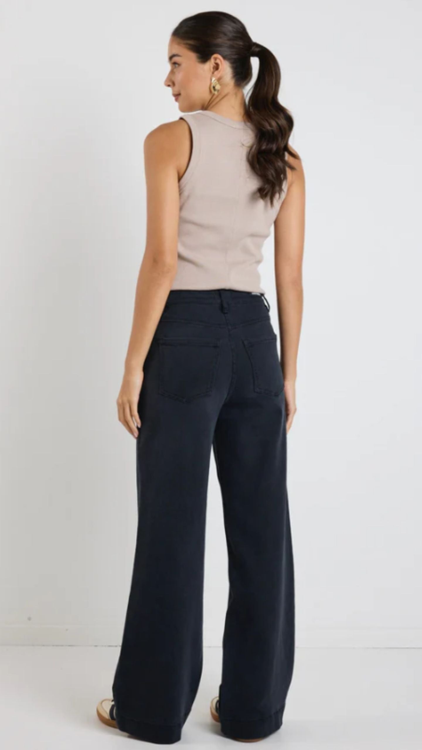 Zoey High Rise Wide Leg Jean