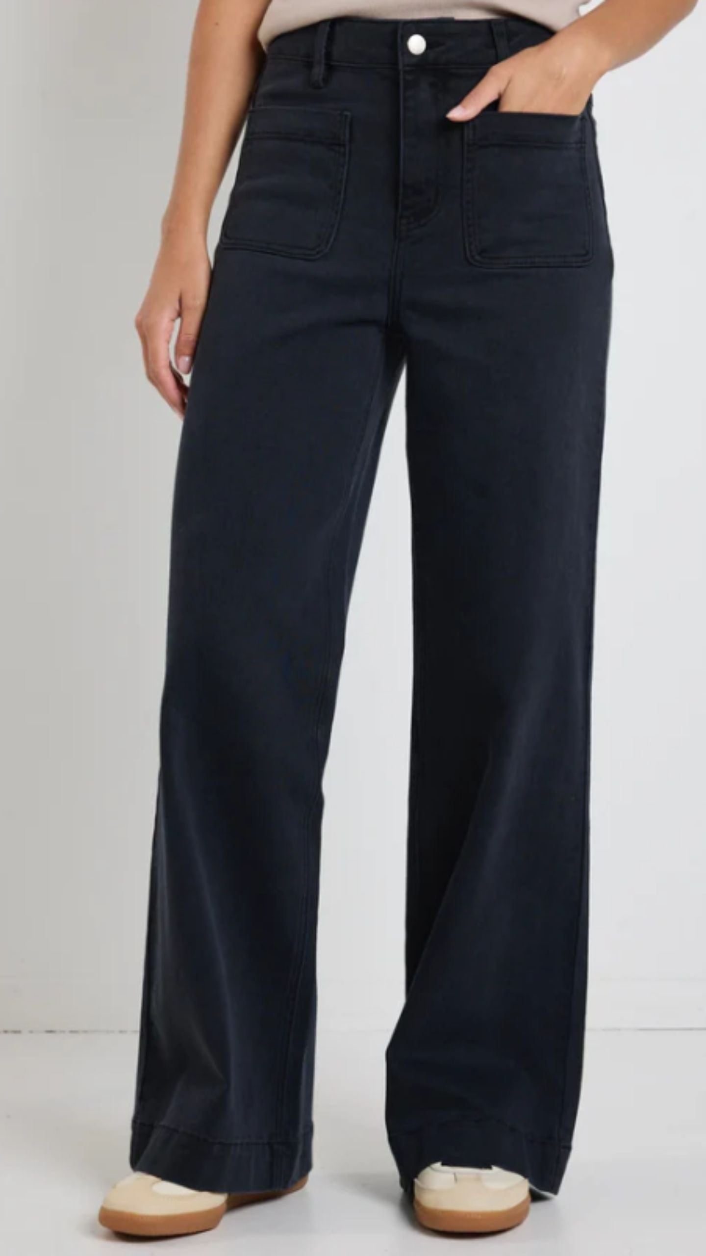 Zoey High Rise Wide Leg Jean