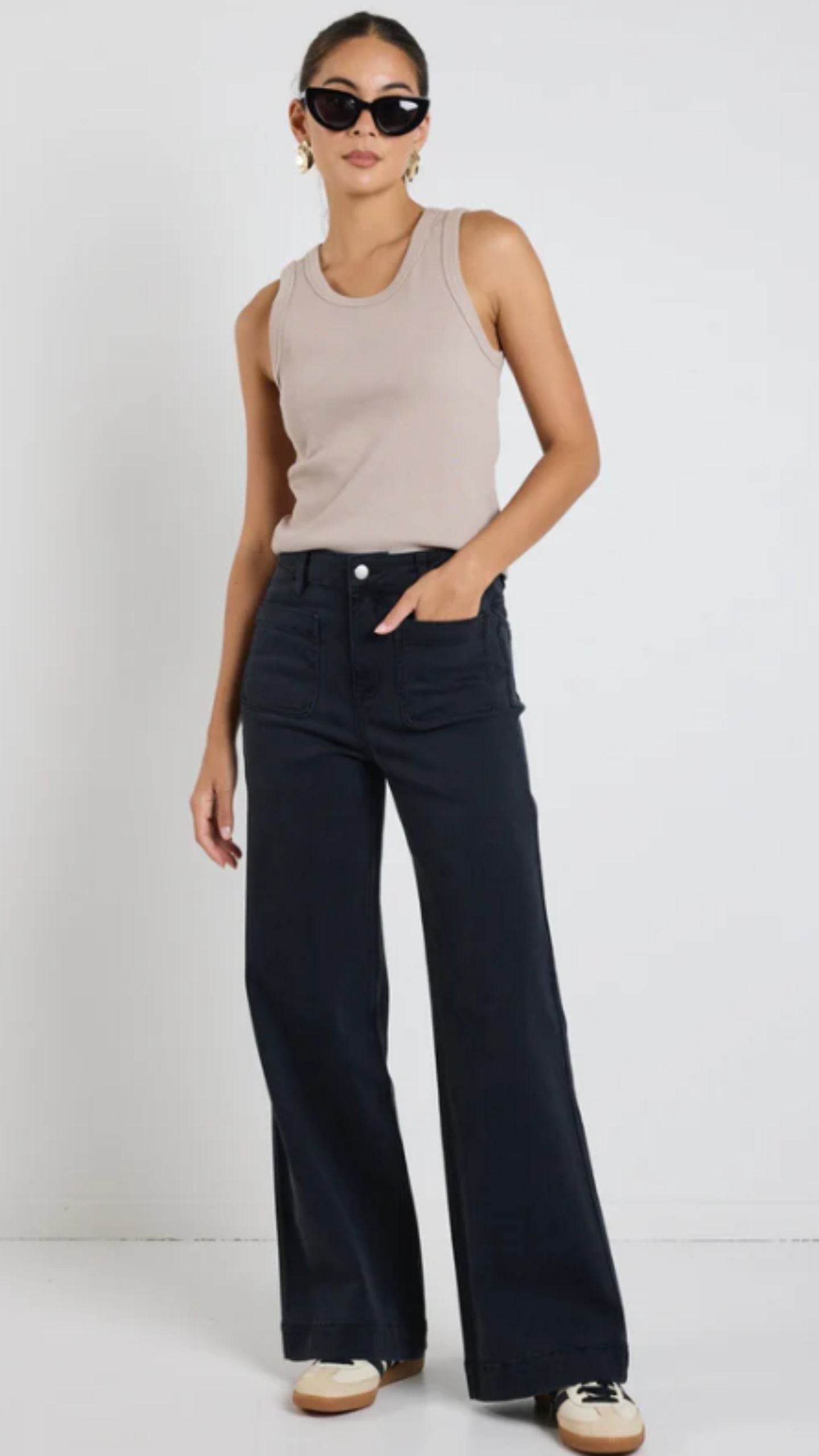 Zoey High Rise Wide Leg Jean