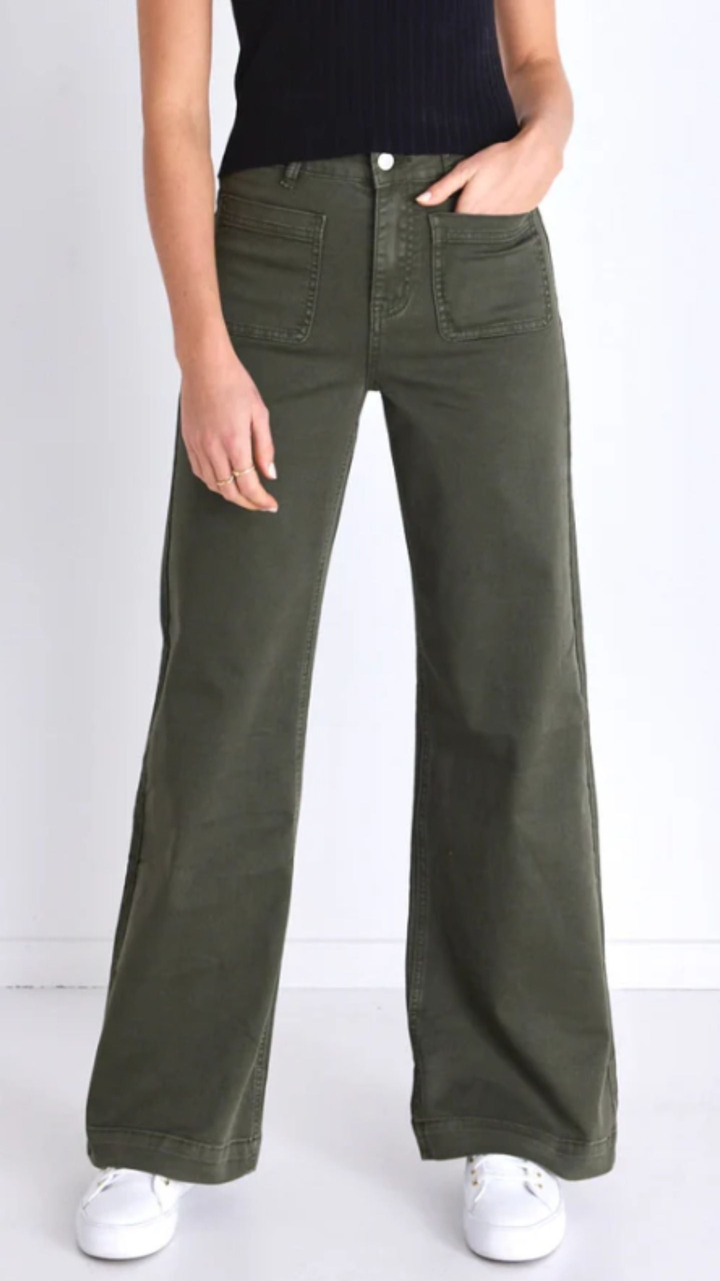 Zoey High Rise Wide Leg Jean