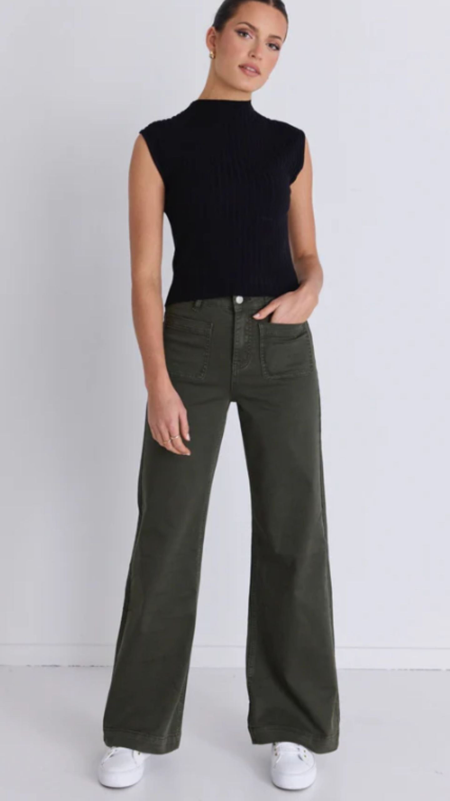 Zoey High Rise Wide Leg Jean