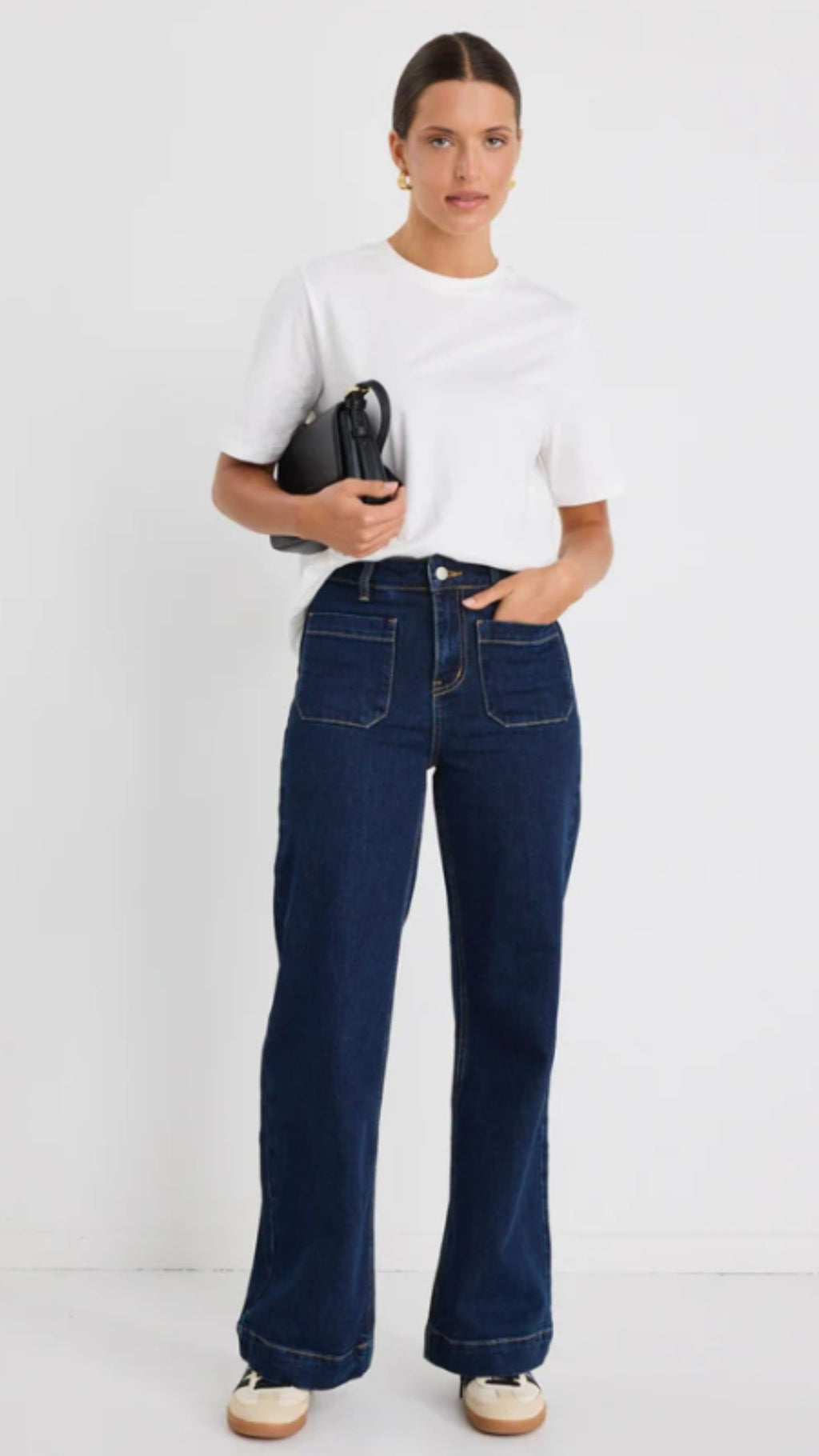 Zoey High Rise Wide Leg Jean