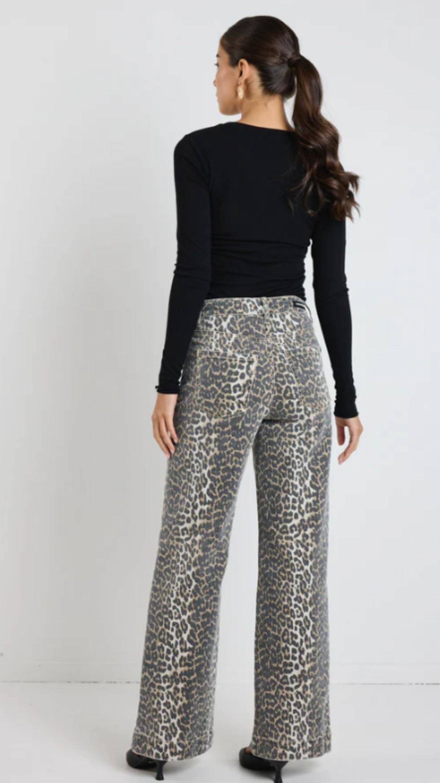 Zoey High Rise Wide Leg Jean