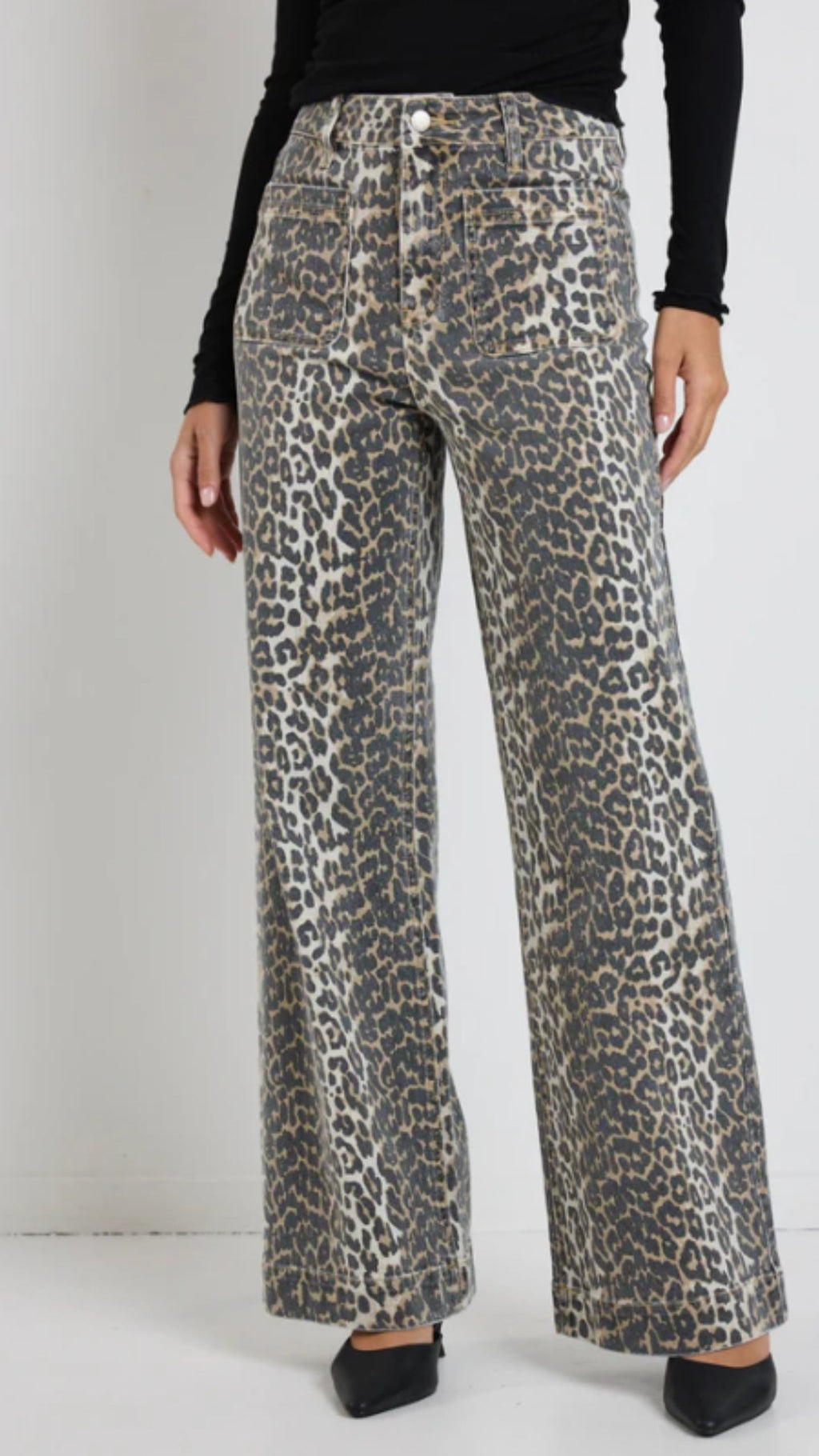 Zoey High Rise Wide Leg Jean
