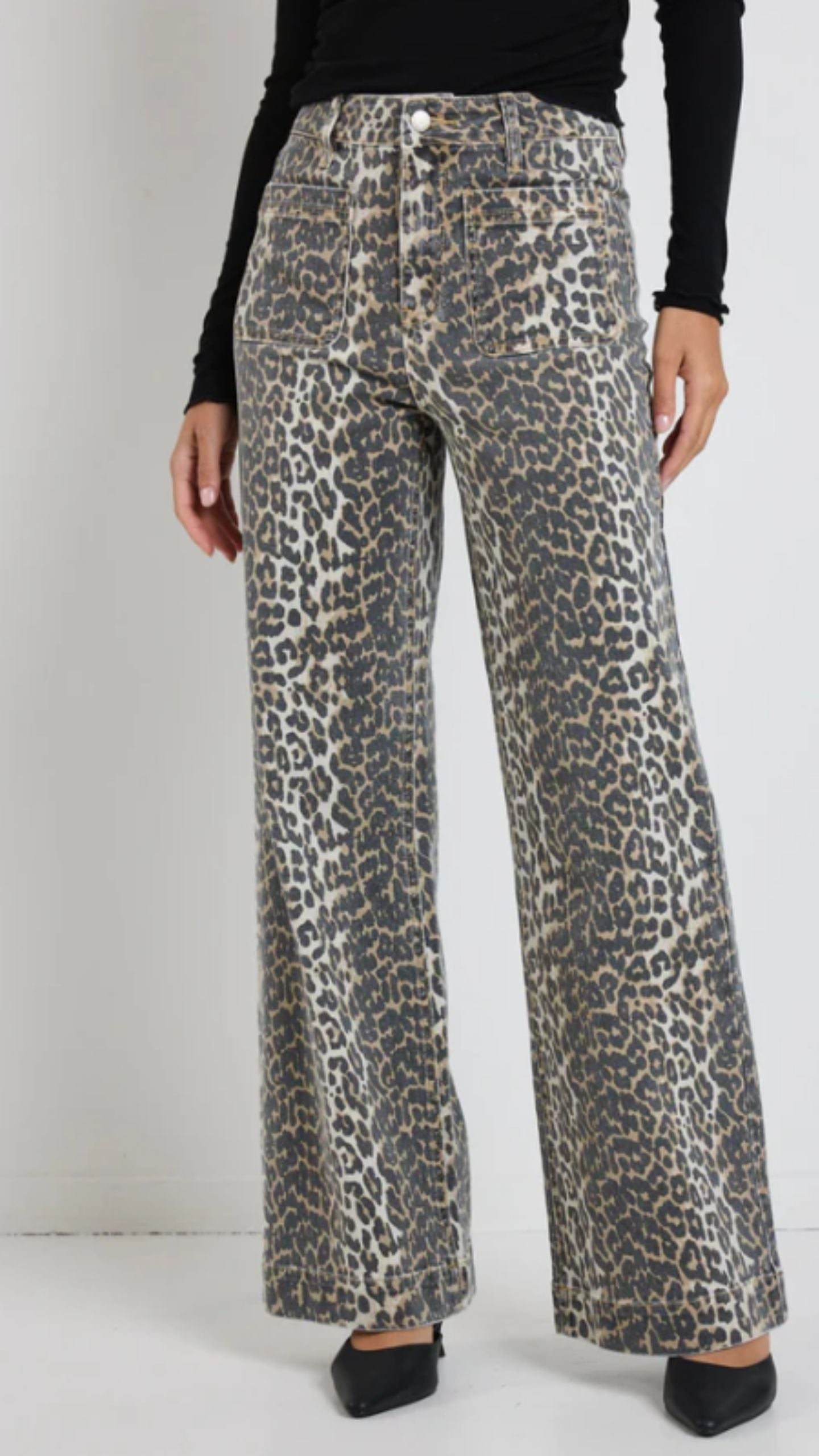 Zoey High Rise Wide Leg Jean