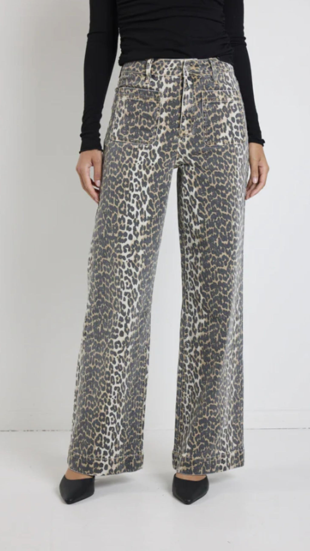 Zoey High Rise Wide Leg Jean