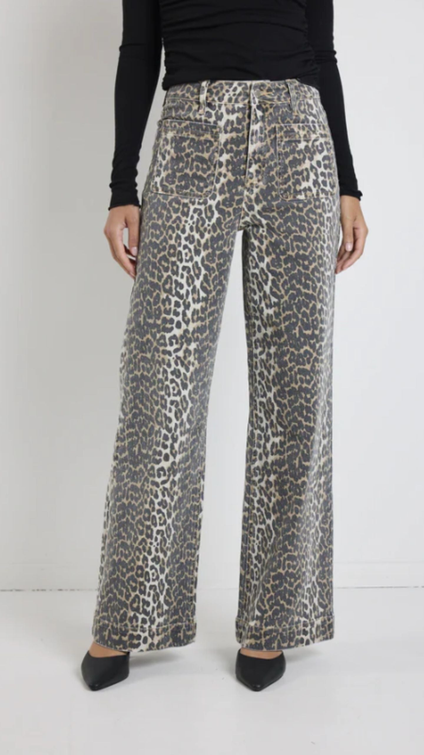 Zoey High Rise Wide Leg Jean