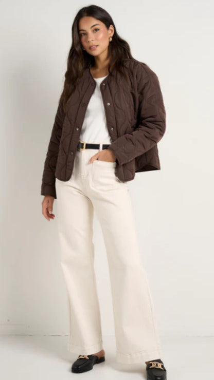 Apex Collarless Puffer Jacket